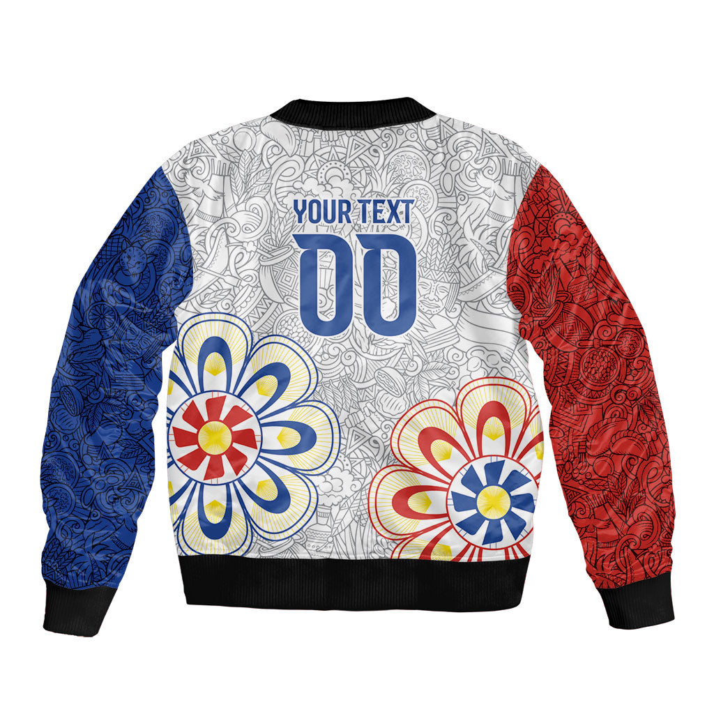 Vamos Paraguay Custom Bomber Jacket Nanduti Heritage Football Supporter