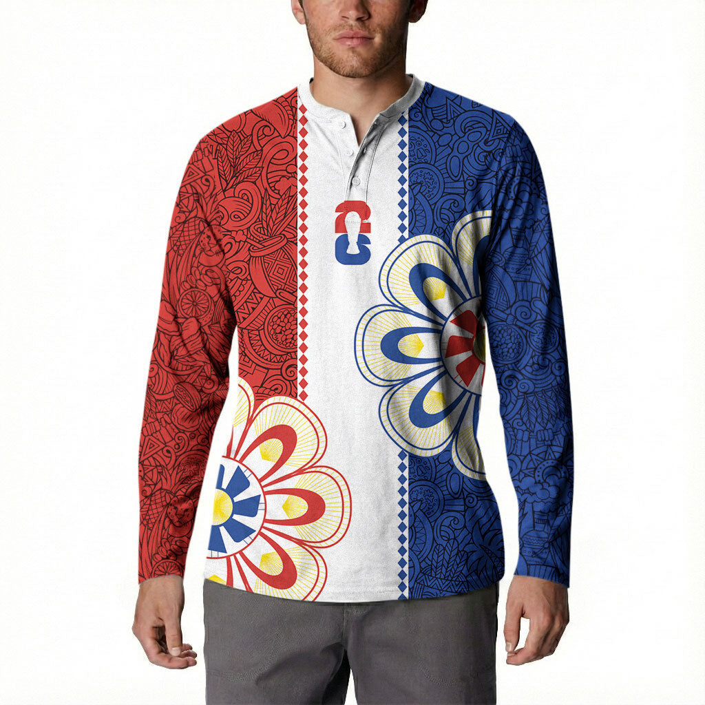 Vamos Paraguay Custom Button Sweatshirt Nanduti Heritage Football Supporter