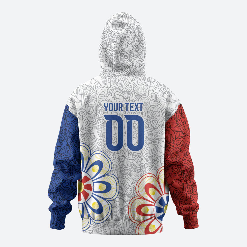 Vamos Paraguay Custom Hoodie Nanduti Heritage Football Supporter