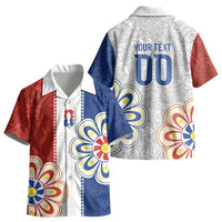 Vamos Paraguay Custom Kid Hawaiian Shirt Nanduti Heritage Football Supporter LT9