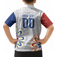 Vamos Paraguay Custom Kid Hawaiian Shirt Nanduti Heritage Football Supporter LT9