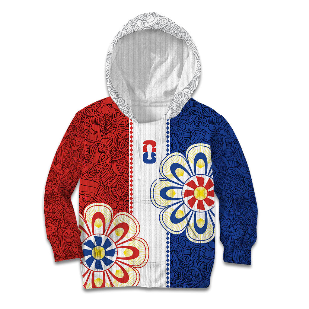 Vamos Paraguay Custom Kid Hoodie Nanduti Heritage Football Supporter