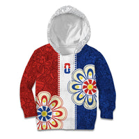 Vamos Paraguay Custom Kid Hoodie Nanduti Heritage Football Supporter