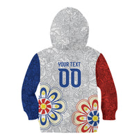 Vamos Paraguay Custom Kid Hoodie Nanduti Heritage Football Supporter