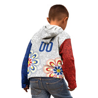 Vamos Paraguay Custom Kid Hoodie Nanduti Heritage Football Supporter