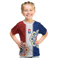 Vamos Paraguay Custom Kid T Shirt Nanduti Heritage Football Supporter
