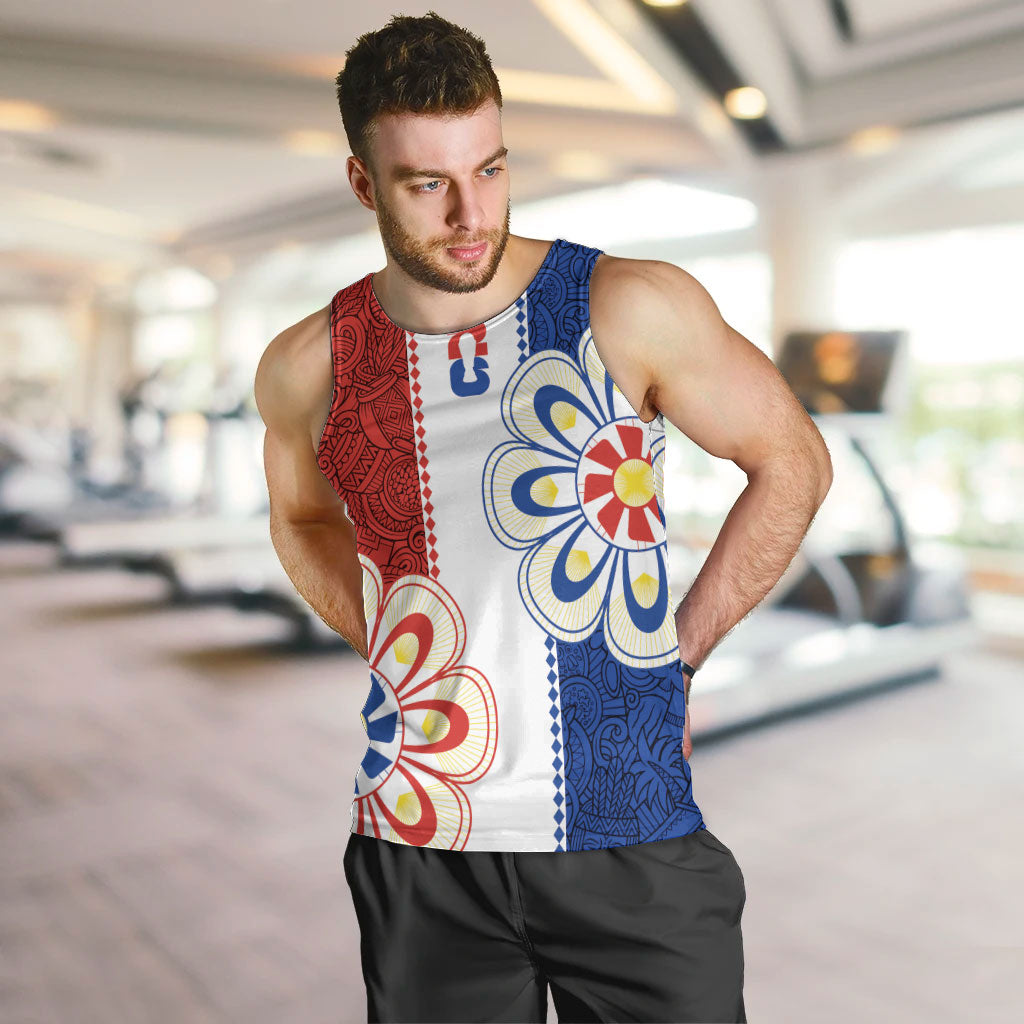 Vamos Paraguay Custom Men Tank Top Nanduti Heritage Football Supporter
