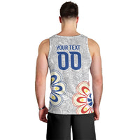 Vamos Paraguay Custom Men Tank Top Nanduti Heritage Football Supporter