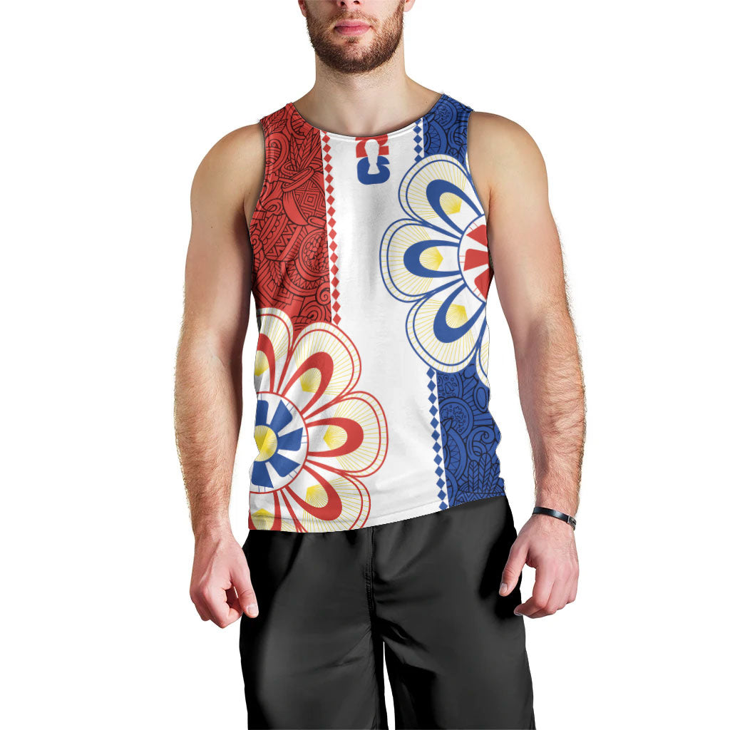 Vamos Paraguay Custom Men Tank Top Nanduti Heritage Football Supporter