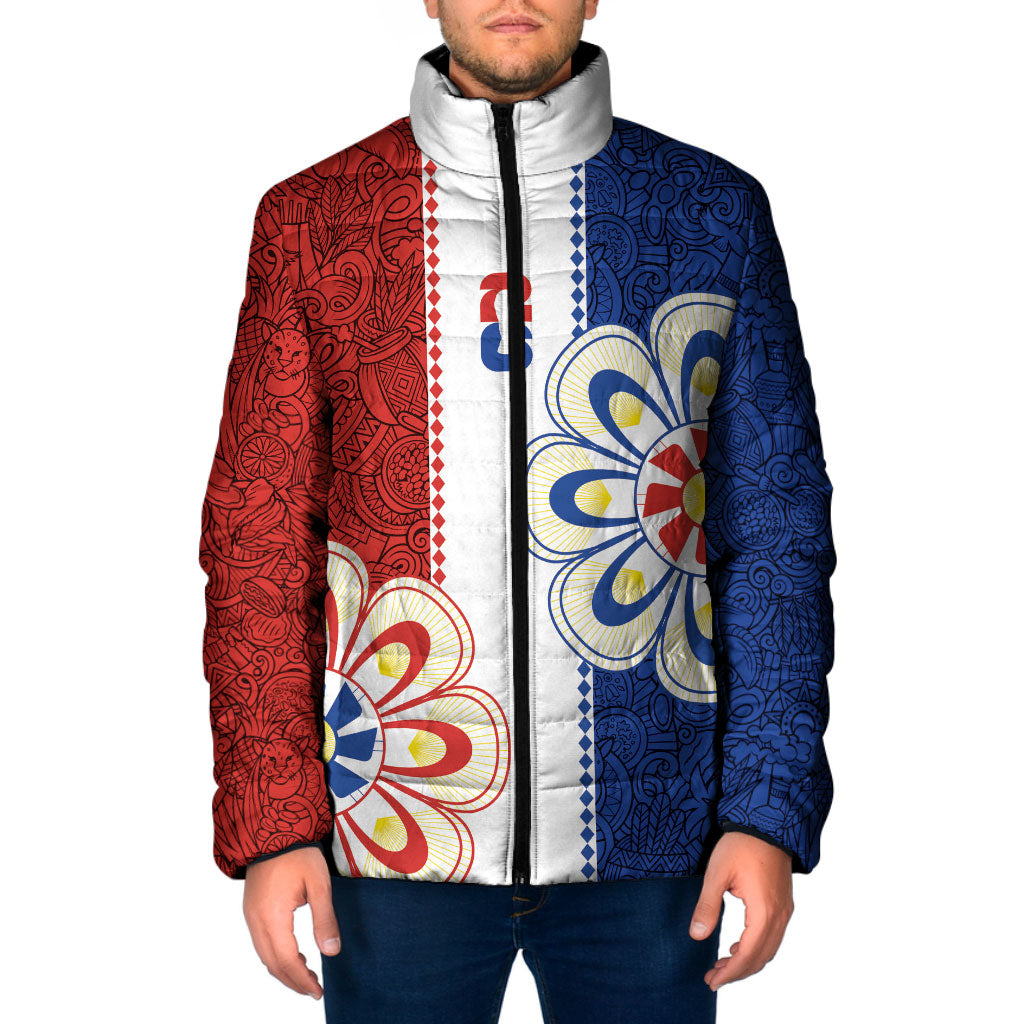 Vamos Paraguay Custom Padded Jacket Nanduti Heritage Football Supporter