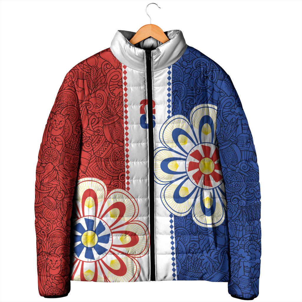 Vamos Paraguay Custom Padded Jacket Nanduti Heritage Football Supporter