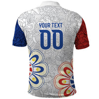 Vamos Paraguay Custom Polo Shirt Nanduti Heritage Football Supporter