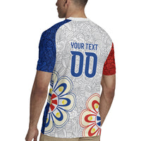 Vamos Paraguay Custom Rugby Jersey Nanduti Heritage Football Supporter