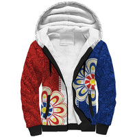 Vamos Paraguay Custom Sherpa Hoodie Nanduti Heritage Football Supporter