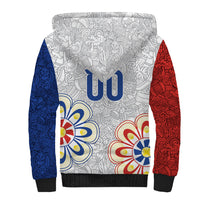 Vamos Paraguay Custom Sherpa Hoodie Nanduti Heritage Football Supporter