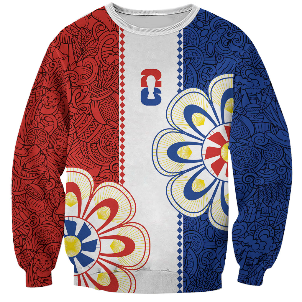 Vamos Paraguay Custom Sweatshirt Nanduti Heritage Football Supporter