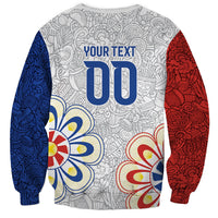 Vamos Paraguay Custom Sweatshirt Nanduti Heritage Football Supporter
