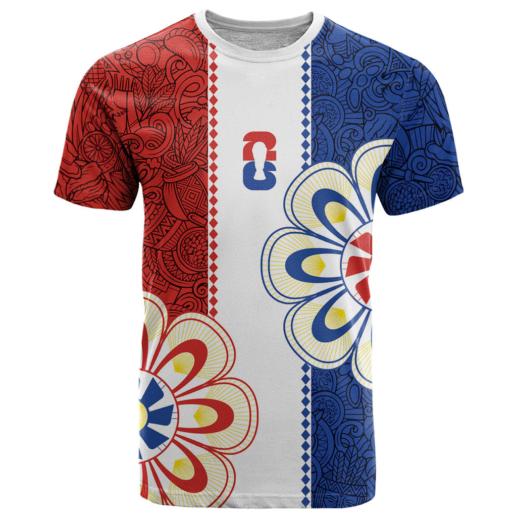 Vamos Paraguay Custom T Shirt Nanduti Heritage Football Supporter