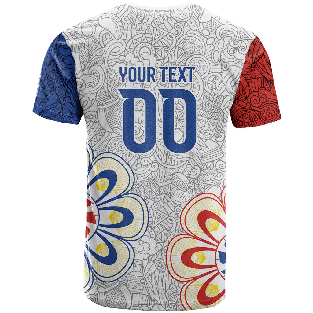 Vamos Paraguay Custom T Shirt Nanduti Heritage Football Supporter