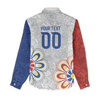 Vamos Paraguay Custom Women Casual Shirt Nanduti Heritage Football Supporter