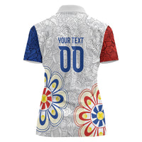 Vamos Paraguay Custom Women Polo Shirt Nanduti Heritage Football Supporter