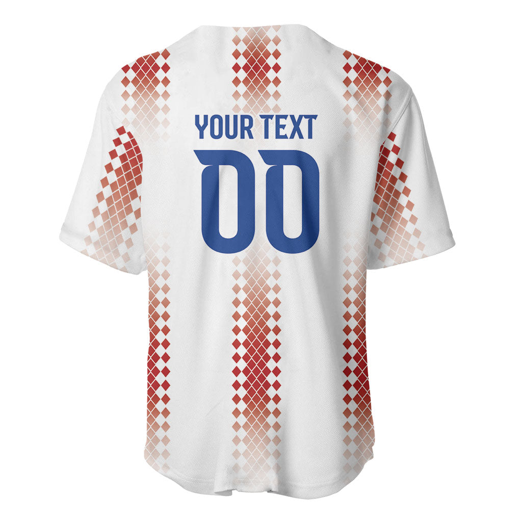 Vamos Paraguay Custom Baseball Jersey Ao Po'i Heritage Football Supporter