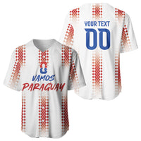 Vamos Paraguay Custom Baseball Jersey Ao Po'i Heritage Football Supporter