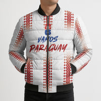 Vamos Paraguay Custom Bomber Puffer Jacket Ao Po'i Heritage Football Supporter