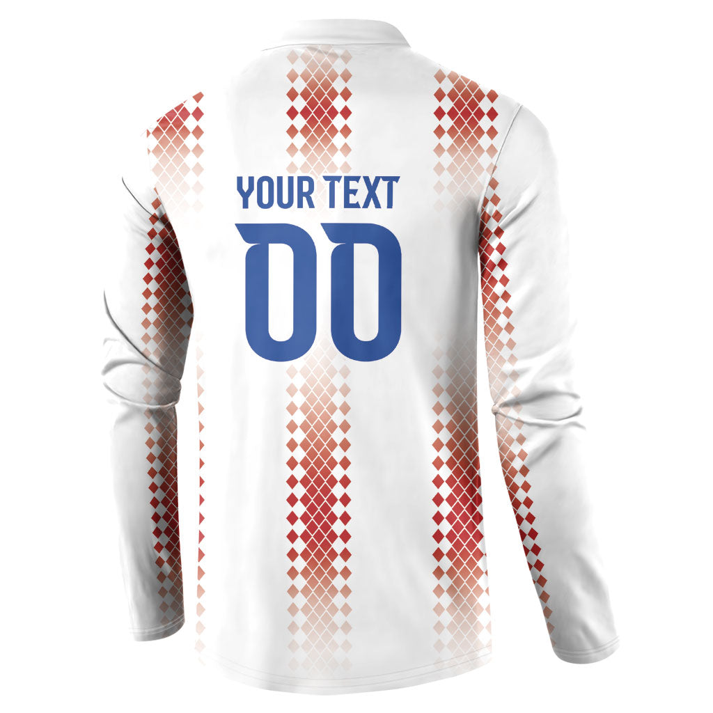 Vamos Paraguay Custom Button Sweatshirt Ao Po'i Heritage Football Supporter