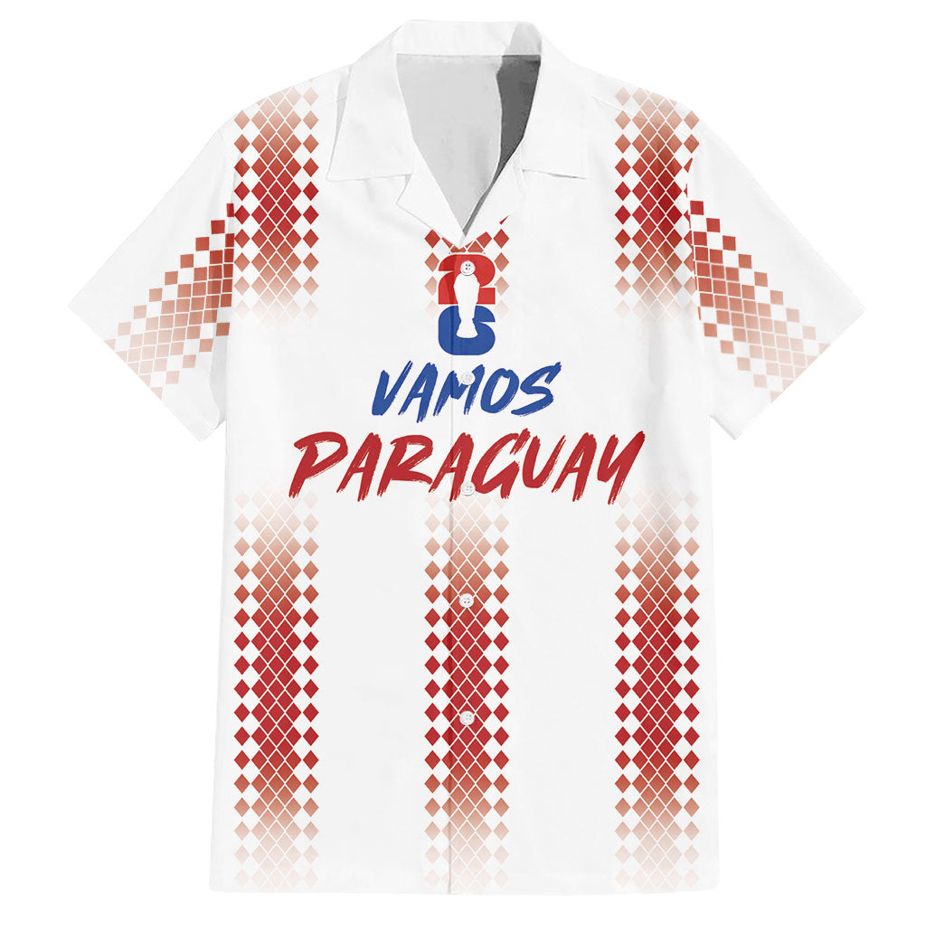Vamos Paraguay Custom Hawaiian Shirt Ao Po'i Heritage Football Supporter