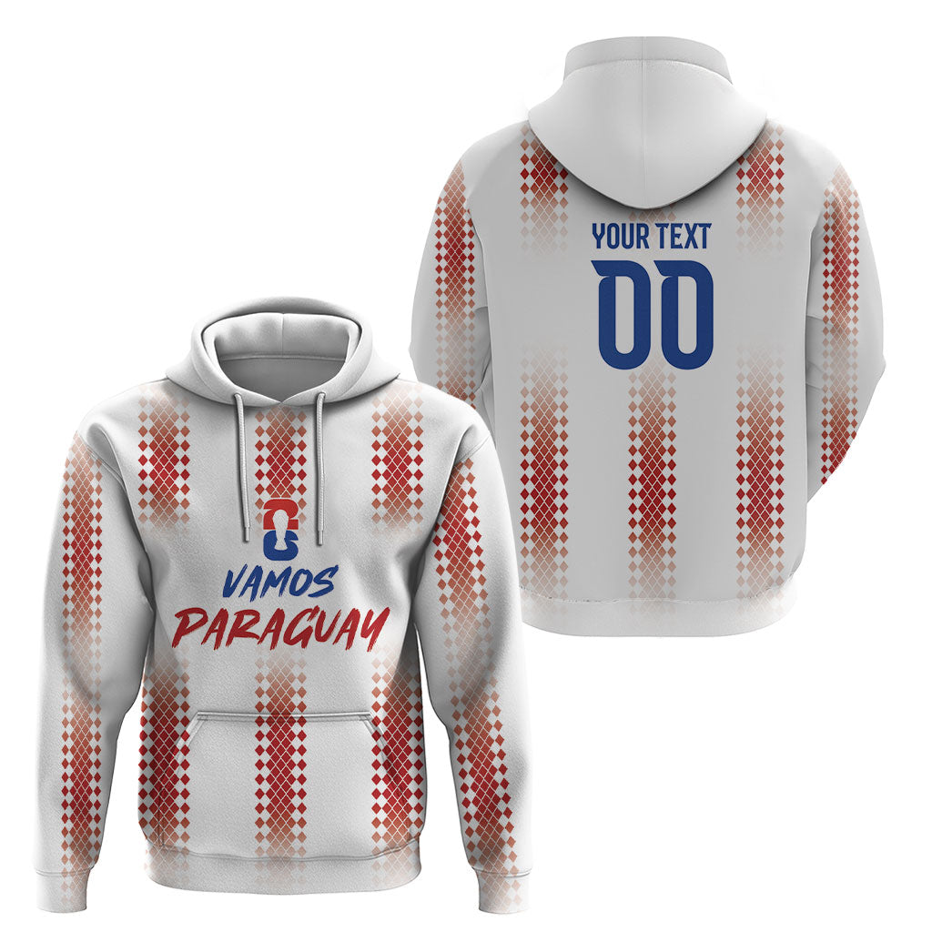 Vamos Paraguay Custom Hoodie Ao Po'i Heritage Football Supporter
