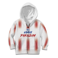 Vamos Paraguay Custom Kid Hoodie Ao Po'i Heritage Football Supporter