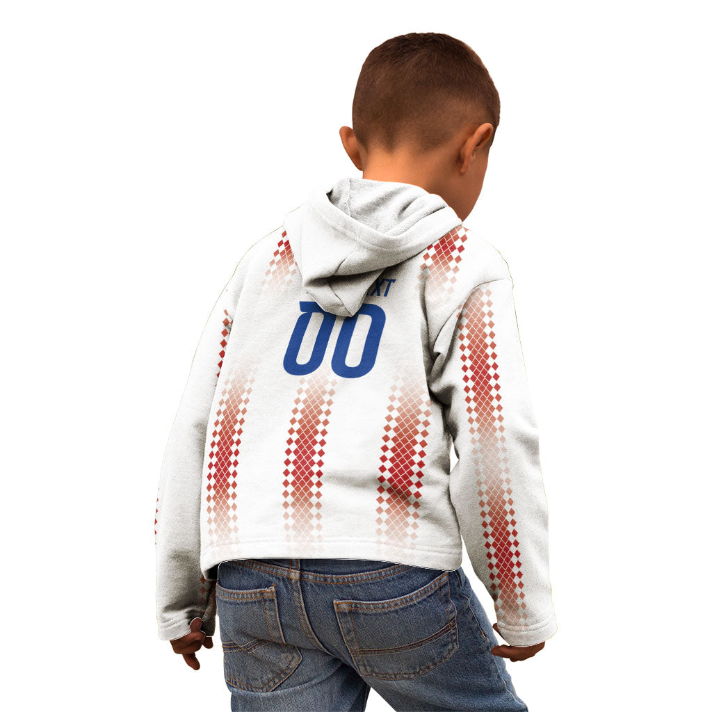Vamos Paraguay Custom Kid Hoodie Ao Po'i Heritage Football Supporter