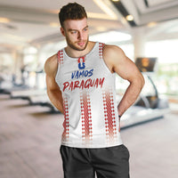 Vamos Paraguay Custom Men Tank Top Ao Po'i Heritage Football Supporter