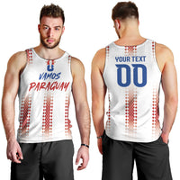 Vamos Paraguay Custom Men Tank Top Ao Po'i Heritage Football Supporter