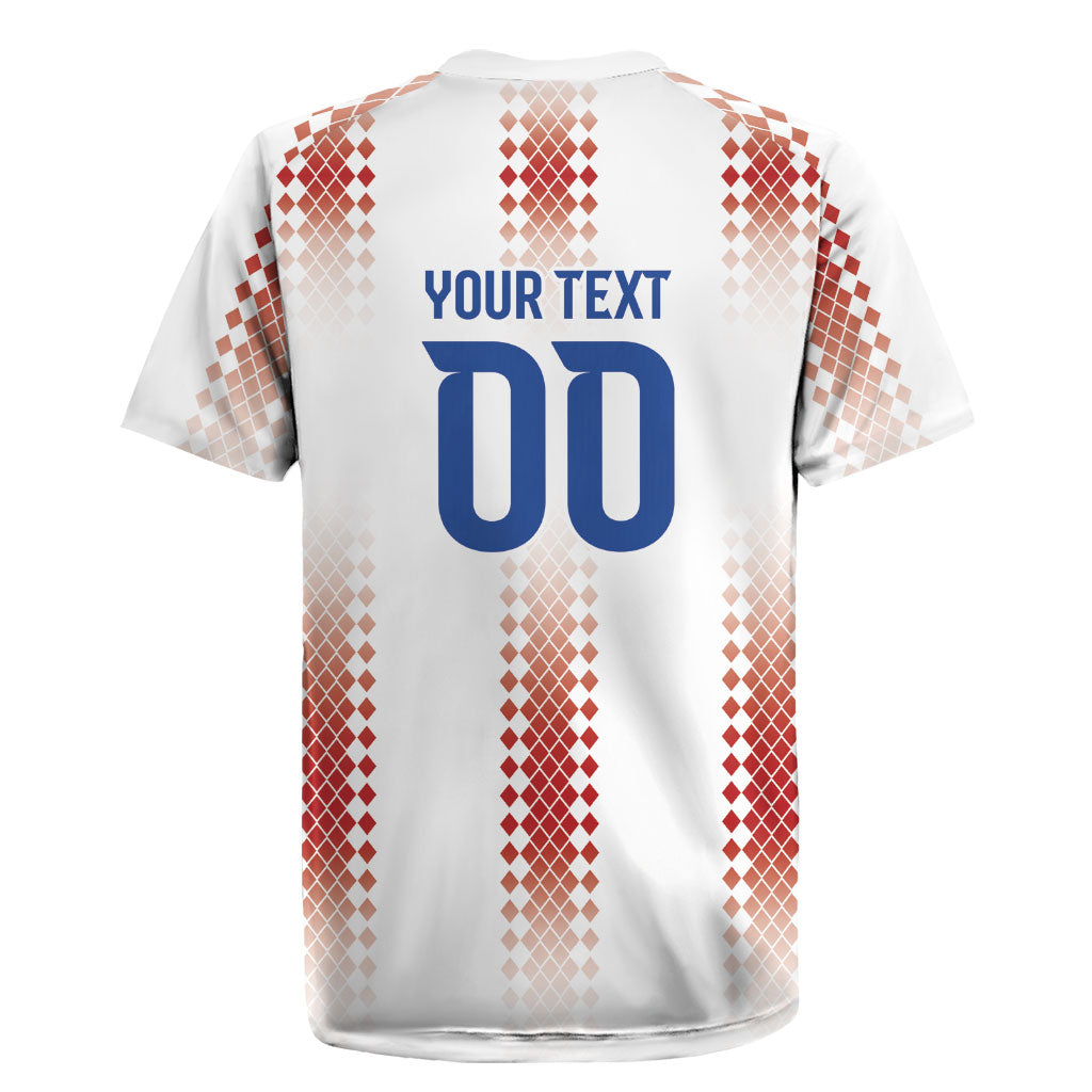 Vamos Paraguay Custom Rugby Jersey Ao Po'i Heritage Football Supporter