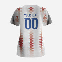 Vamos Paraguay Custom Scrub Top Ao Po'i Heritage Football Supporter