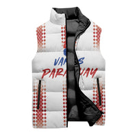 Vamos Paraguay Custom Sleeveless Puffer Jacket Ao Po'i Heritage Football Supporter