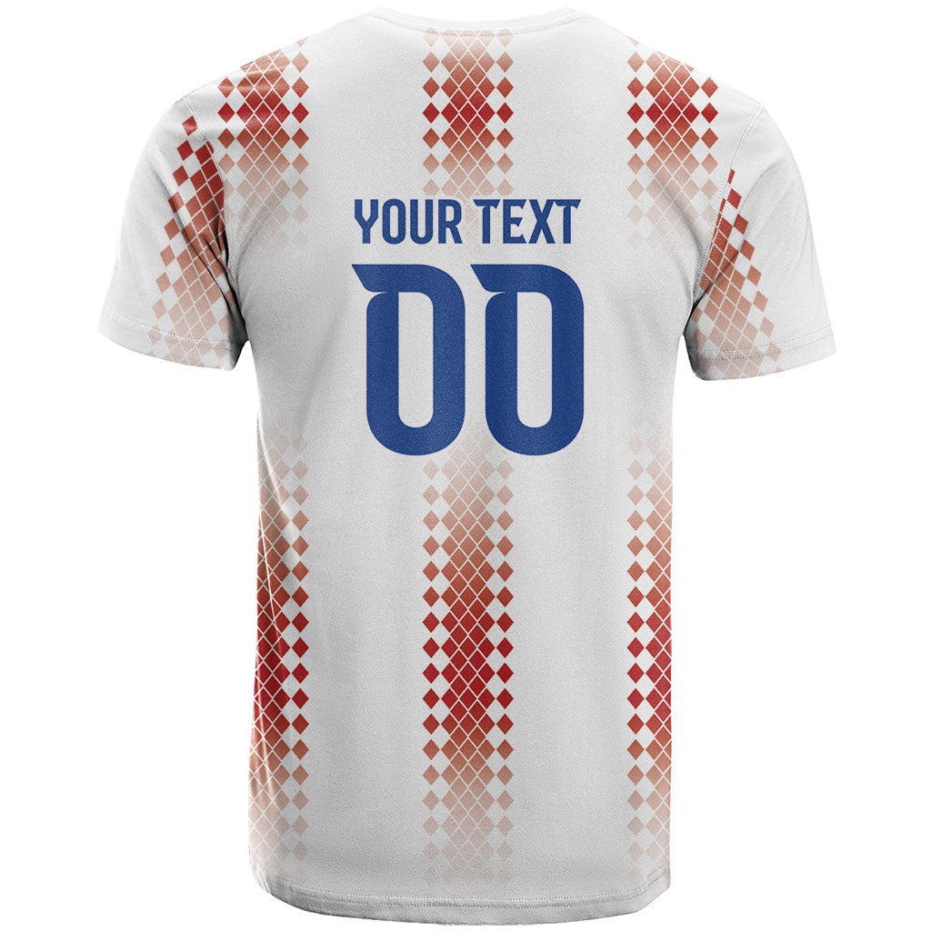 Vamos Paraguay Custom T Shirt Ao Po'i Heritage Football Supporter