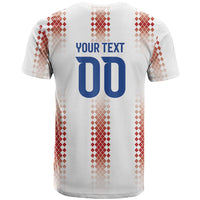 Vamos Paraguay Custom T Shirt Ao Po'i Heritage Football Supporter