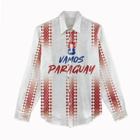 Vamos Paraguay Custom Women Casual Shirt Ao Po'i Heritage Football Supporter