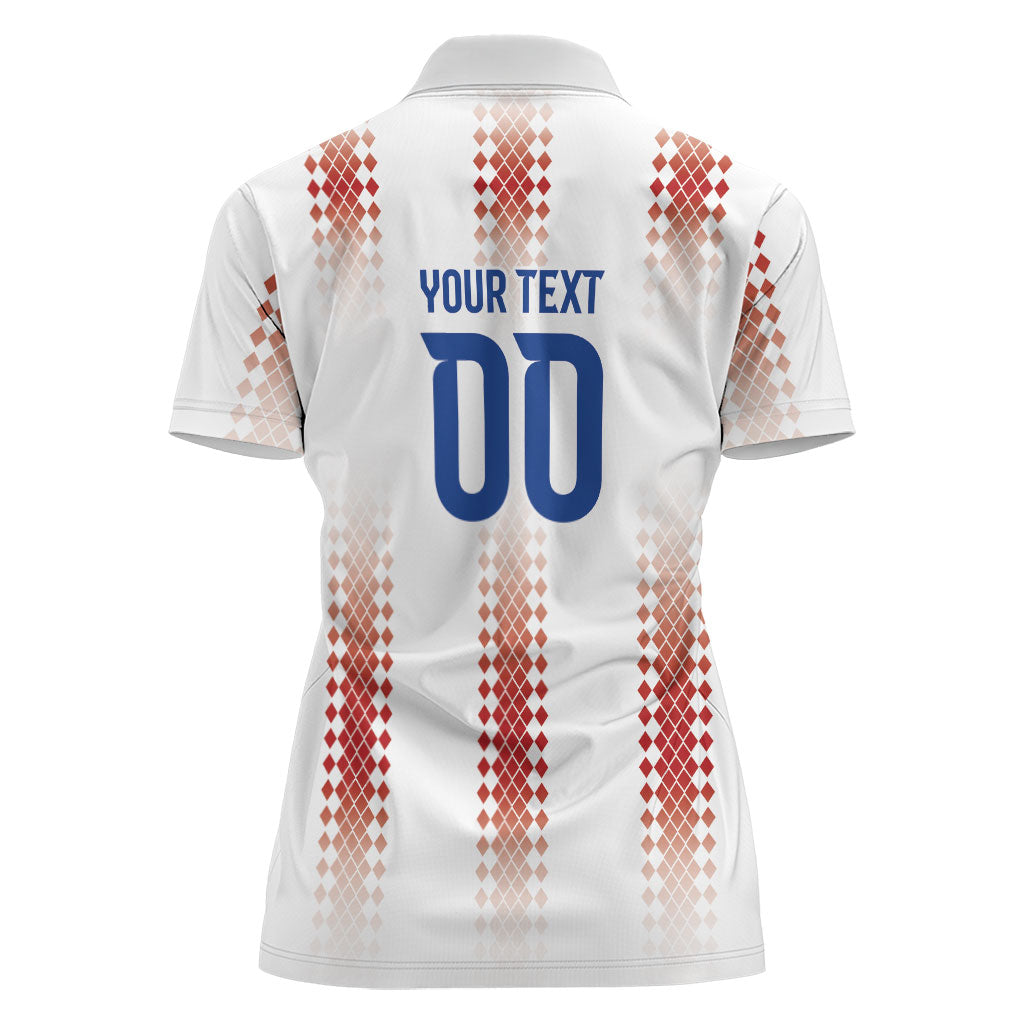 Vamos Paraguay Custom Women Polo Shirt Ao Po'i Heritage Football Supporter