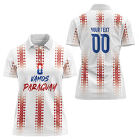 Vamos Paraguay Custom Women Polo Shirt Ao Po'i Heritage Football Supporter