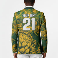 2026 Autumn Rugby Nations South Africa Custom Blazer Indigenous Tribal Patchwork Motif