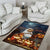 Capy-Boo-Ra Halloween Personalized Area Rug Capybara Funny Spooky Ghost LT9 - Wonder Print Shop