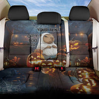 Capy-Boo-Ra Halloween Personalized Back Car Seat Cover Capybara Funny Spooky Ghost LT9 - Wonder Print Shop