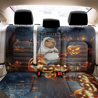 Capy-Boo-Ra Halloween Personalized Back Car Seat Cover Capybara Funny Spooky Ghost LT9 - Wonder Print Shop