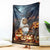 Capy-Boo-Ra Halloween Personalized Blanket Capybara Funny Spooky Ghost