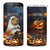 Capy-Boo-ra Halloween Personalized 4 in 1 Can Cooler Tumbler Capybara Funny Spooky Ghost LT9 - Wonder Print Shop
