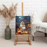 Capy-Boo-Ra Halloween Personalized Canvas Wall Art Capybara Funny Spooky Ghost LT9 - Wonder Print Shop